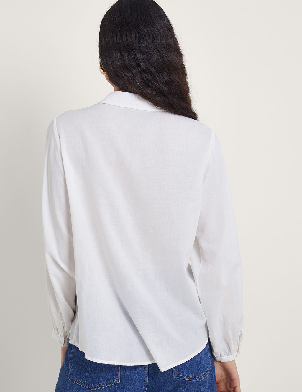 Pure Cotton Embroidered Collared Shirt 2 of 5