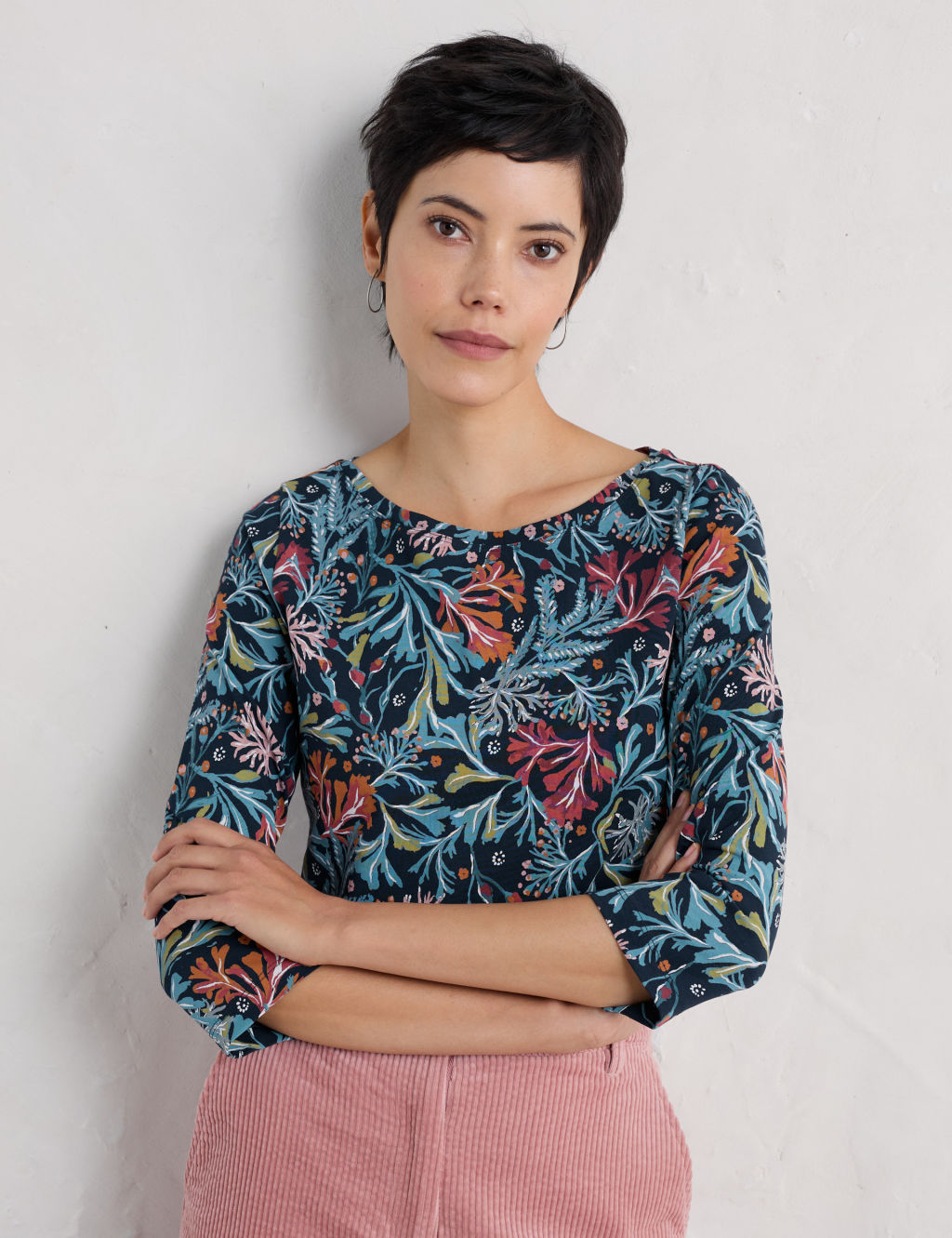 Cotton Rich Printed Top
