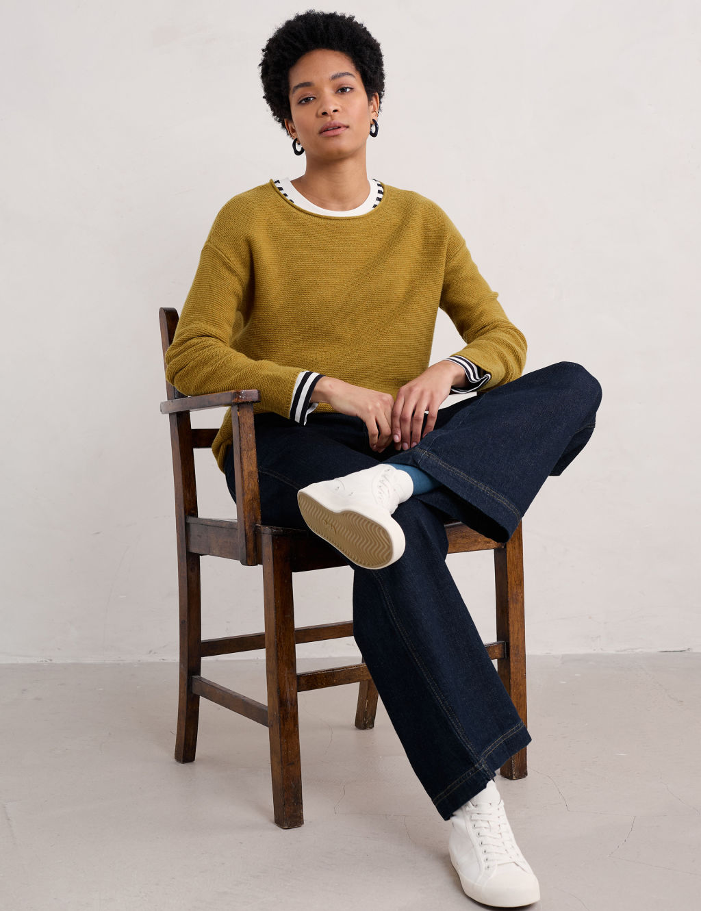 Wool Rich Crew Neck Jumper