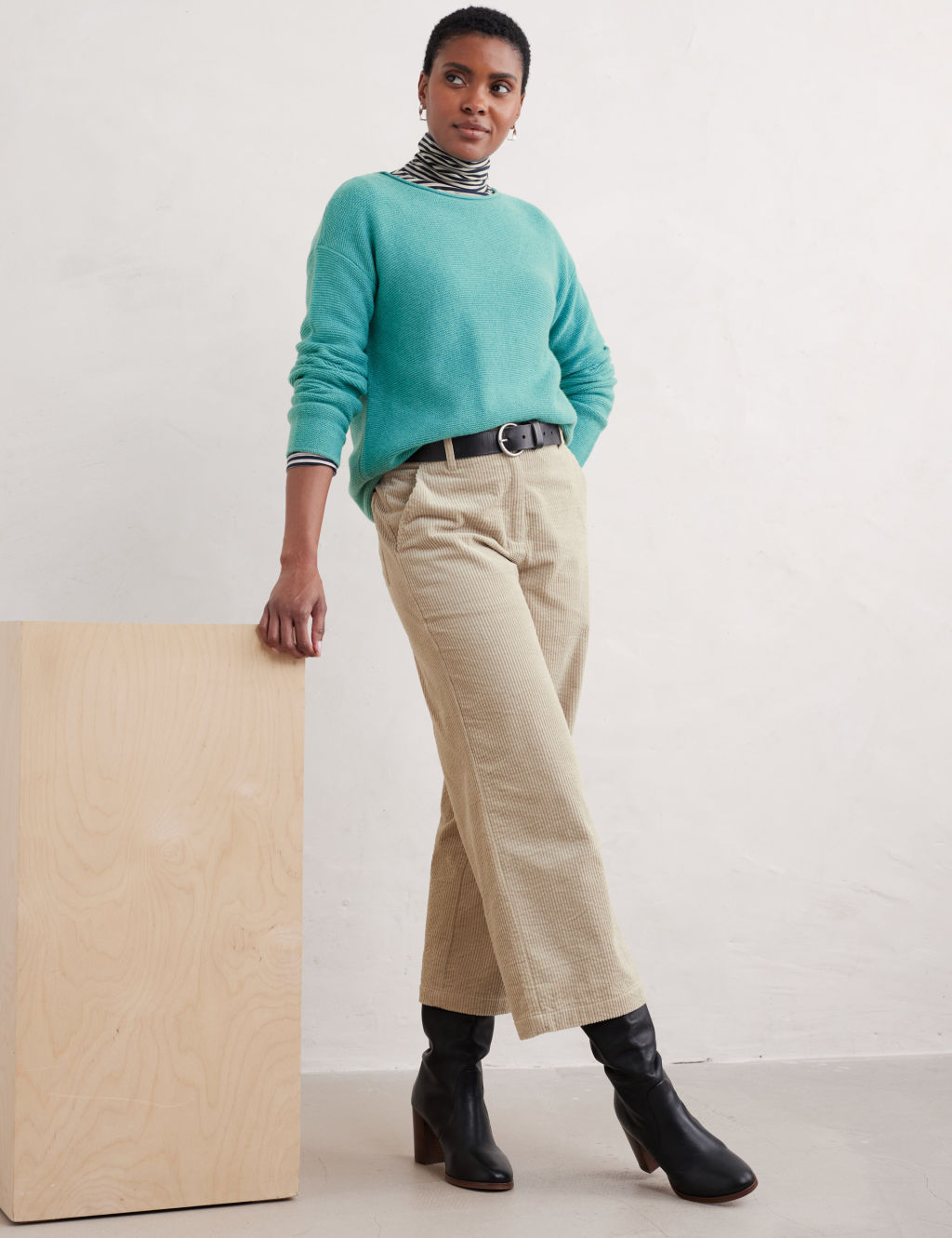 Wool Rich Crew Neck Jumper