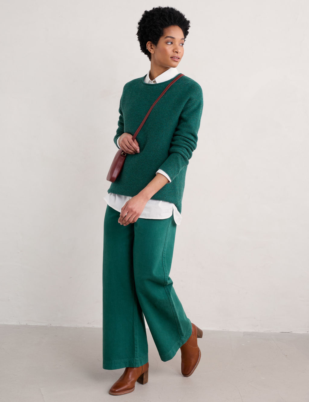 Wool Rich Crew Neck Jumper