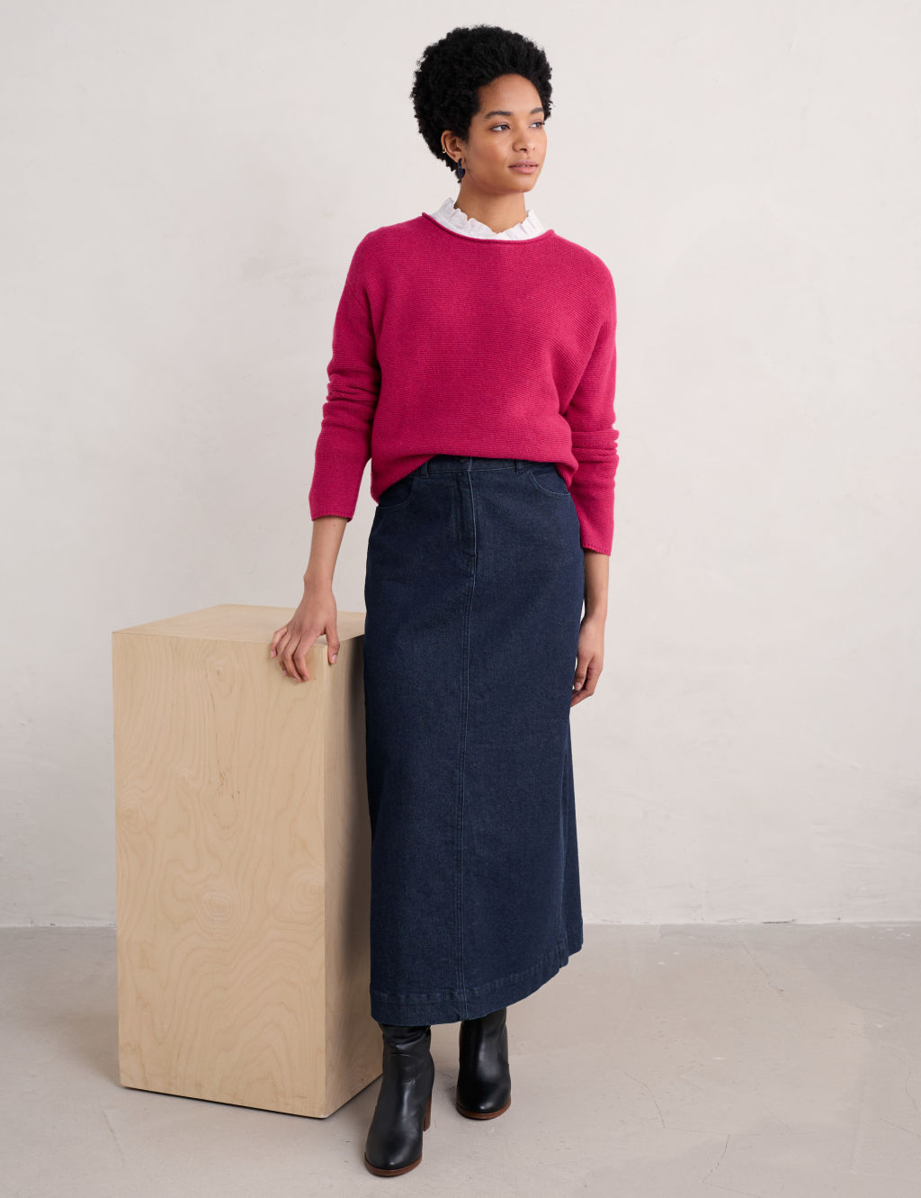 Wool Rich Crew Neck Jumper