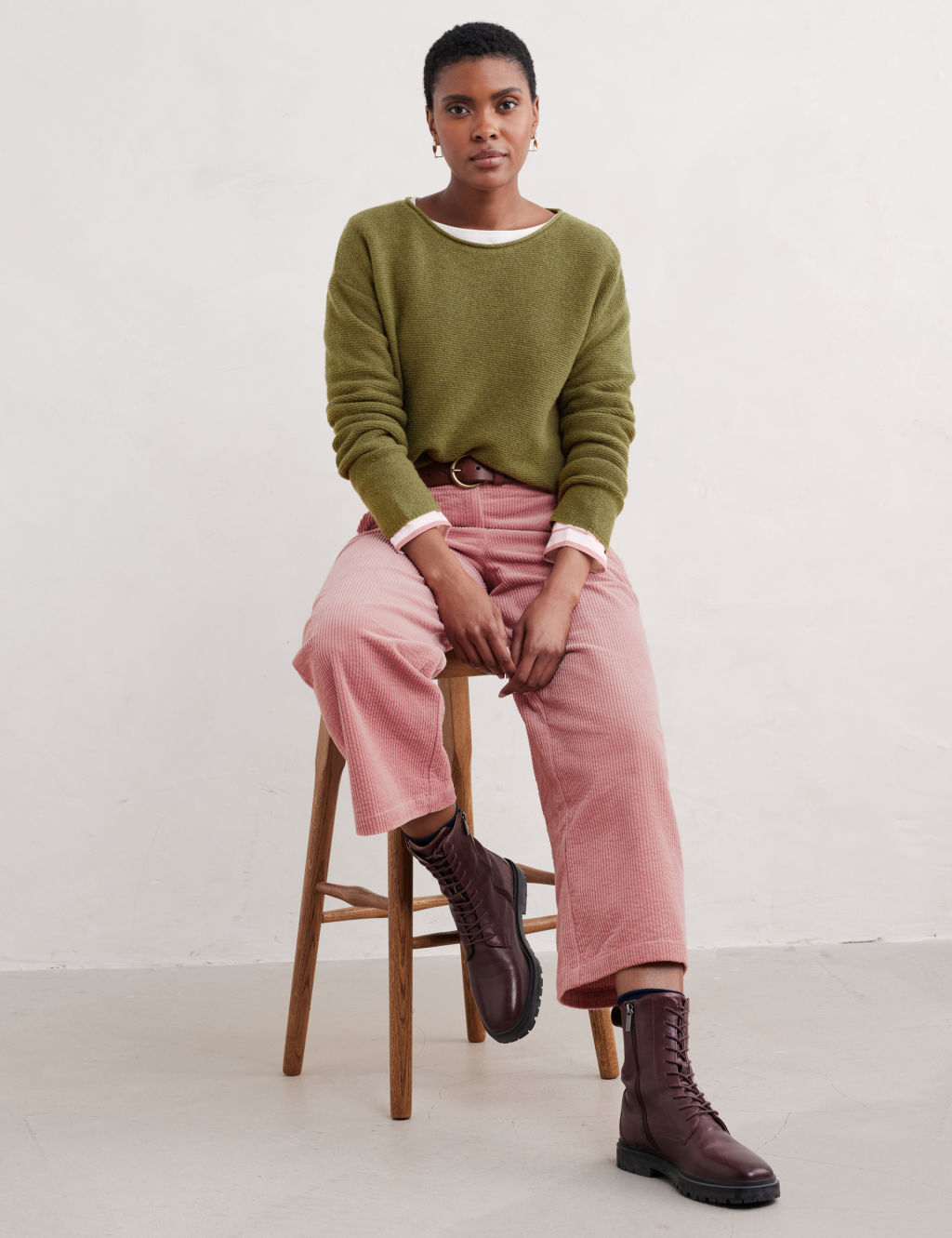 Wool Rich Crew Neck Jumper