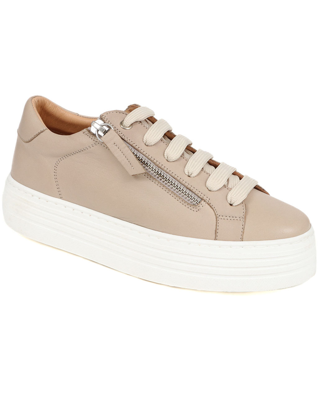 Leather Flatform Trainers 7 of 7
