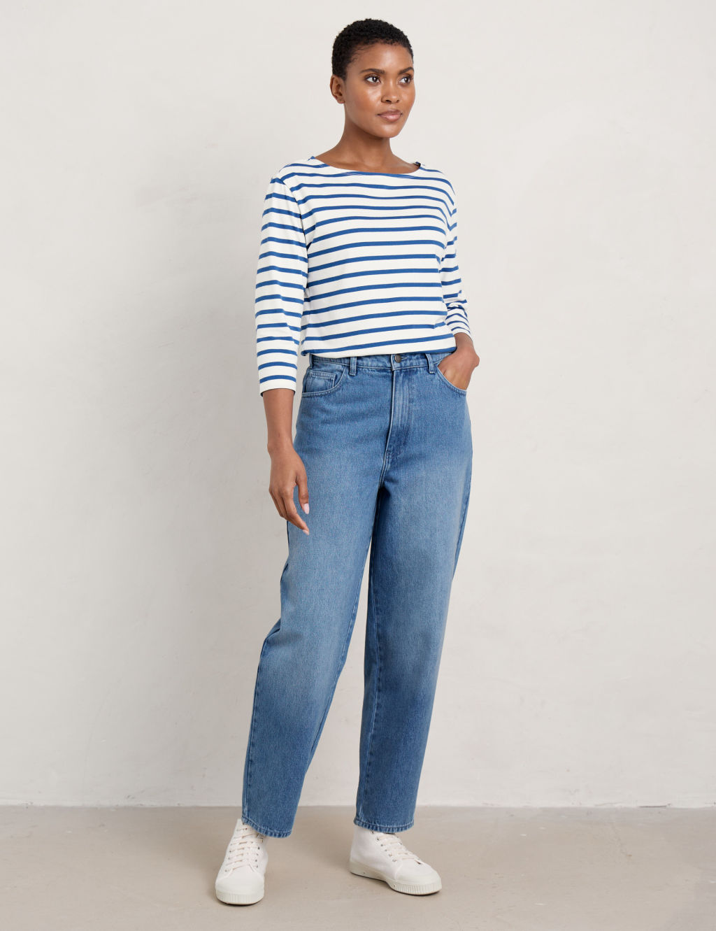 Barrel Ankle Grazer Jeans