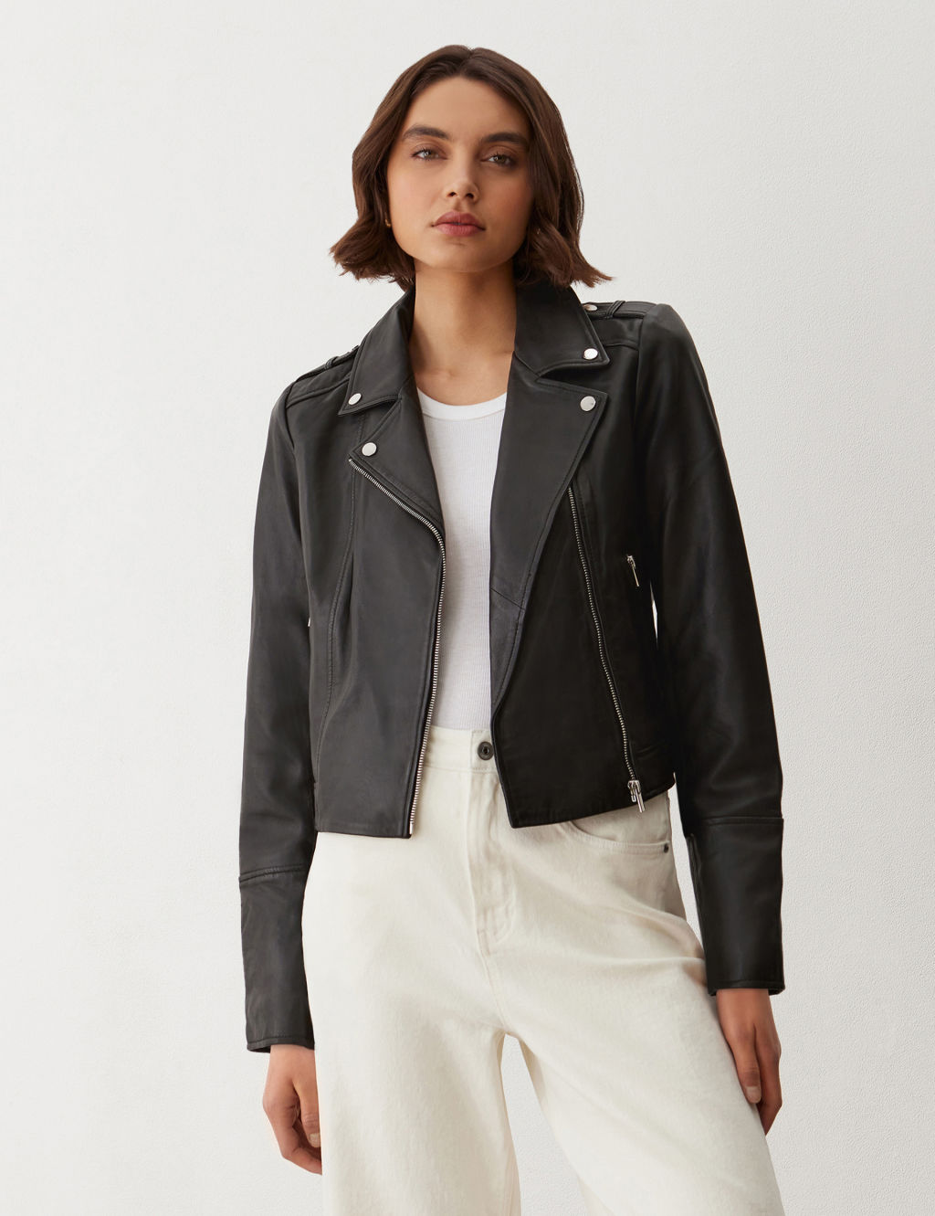 Leather Biker Jacket