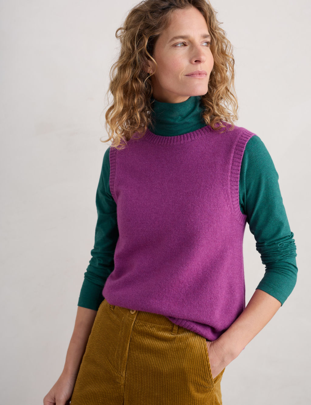 Merino Wool Rich Knitted Vest
