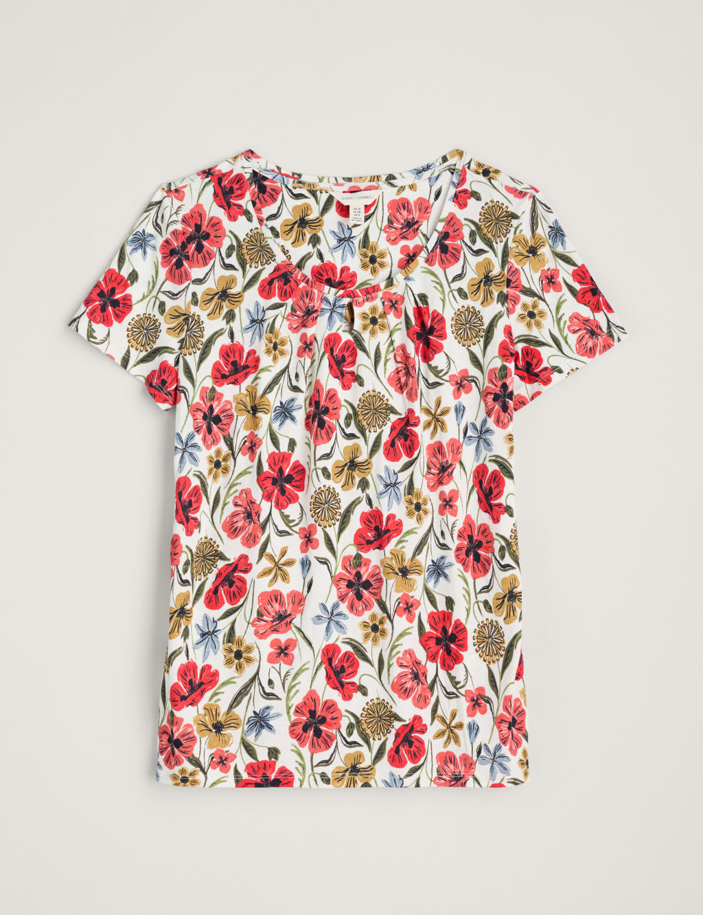 Cotton Rich Floral T-Shirt 1 of 5