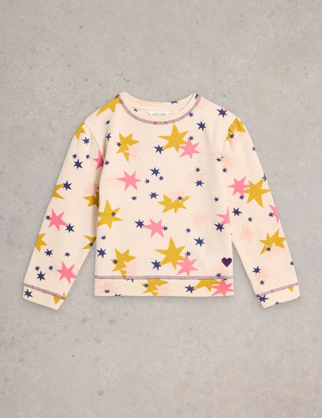 Pure Cotton Star Print Sweatshirt (3-10 Yrs)