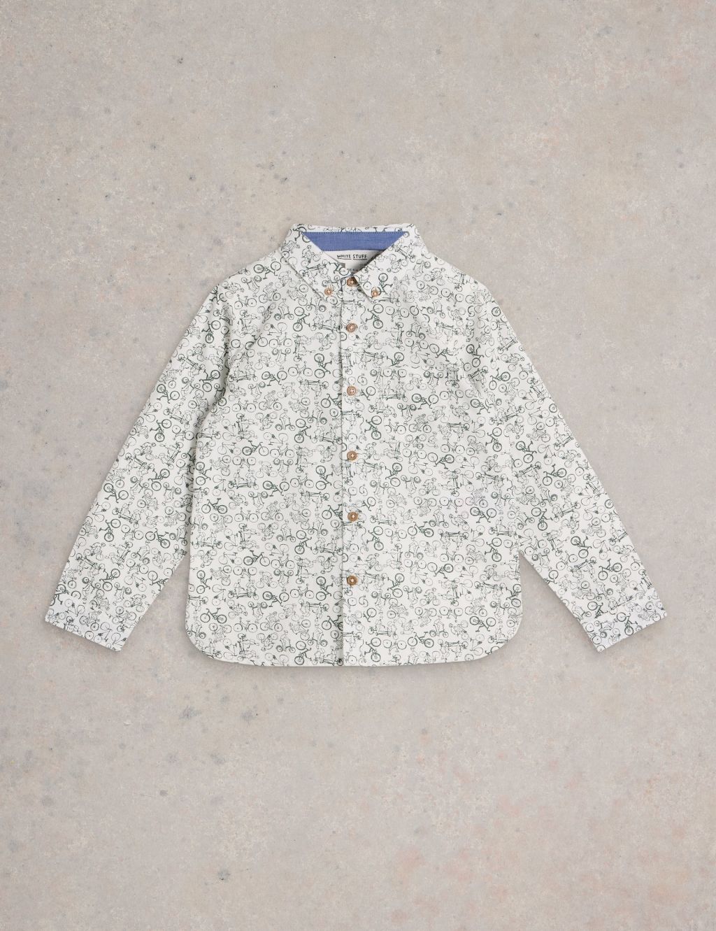 Pure Cotton Patterned Shirt (3-10 Yrs)