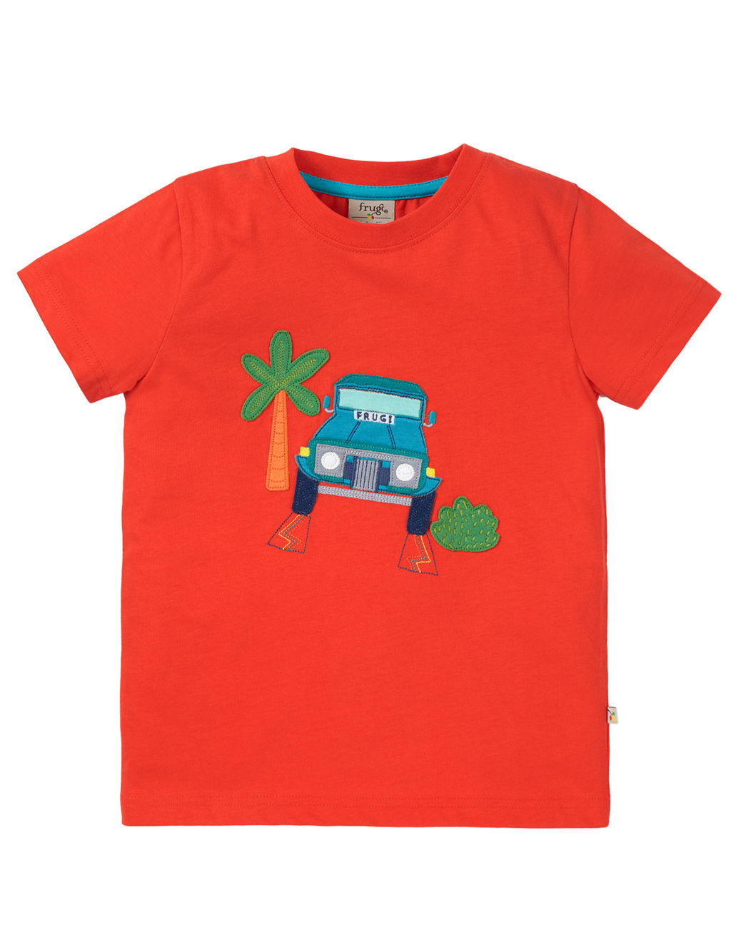 Organic Cotton Jeep Appliqué T-Shirt (2-10 Yrs)