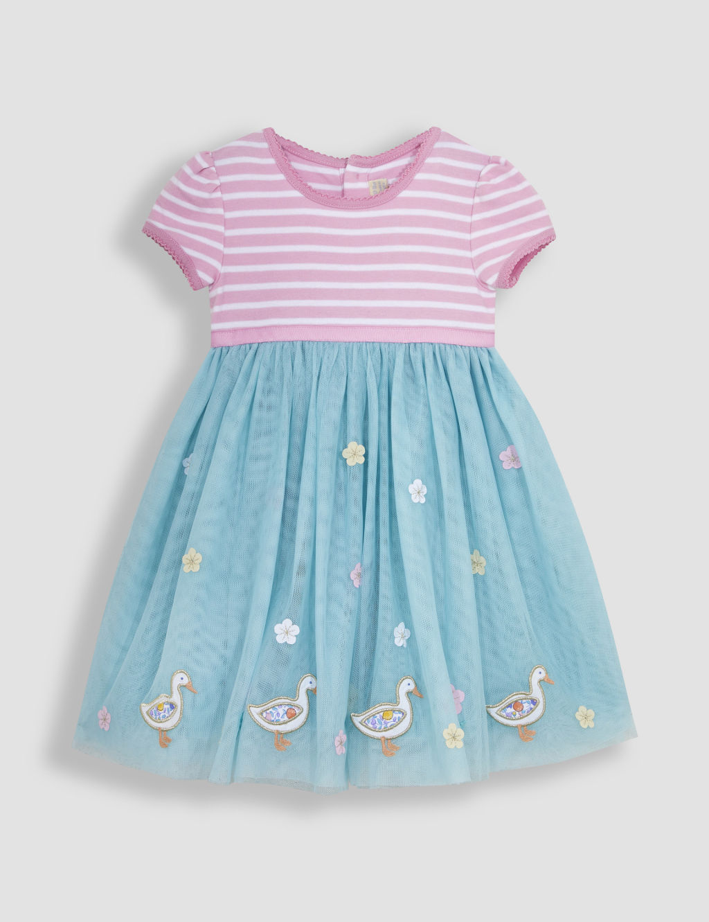 Tulle Striped Duck Dress (6 Mths-7 Yrs)