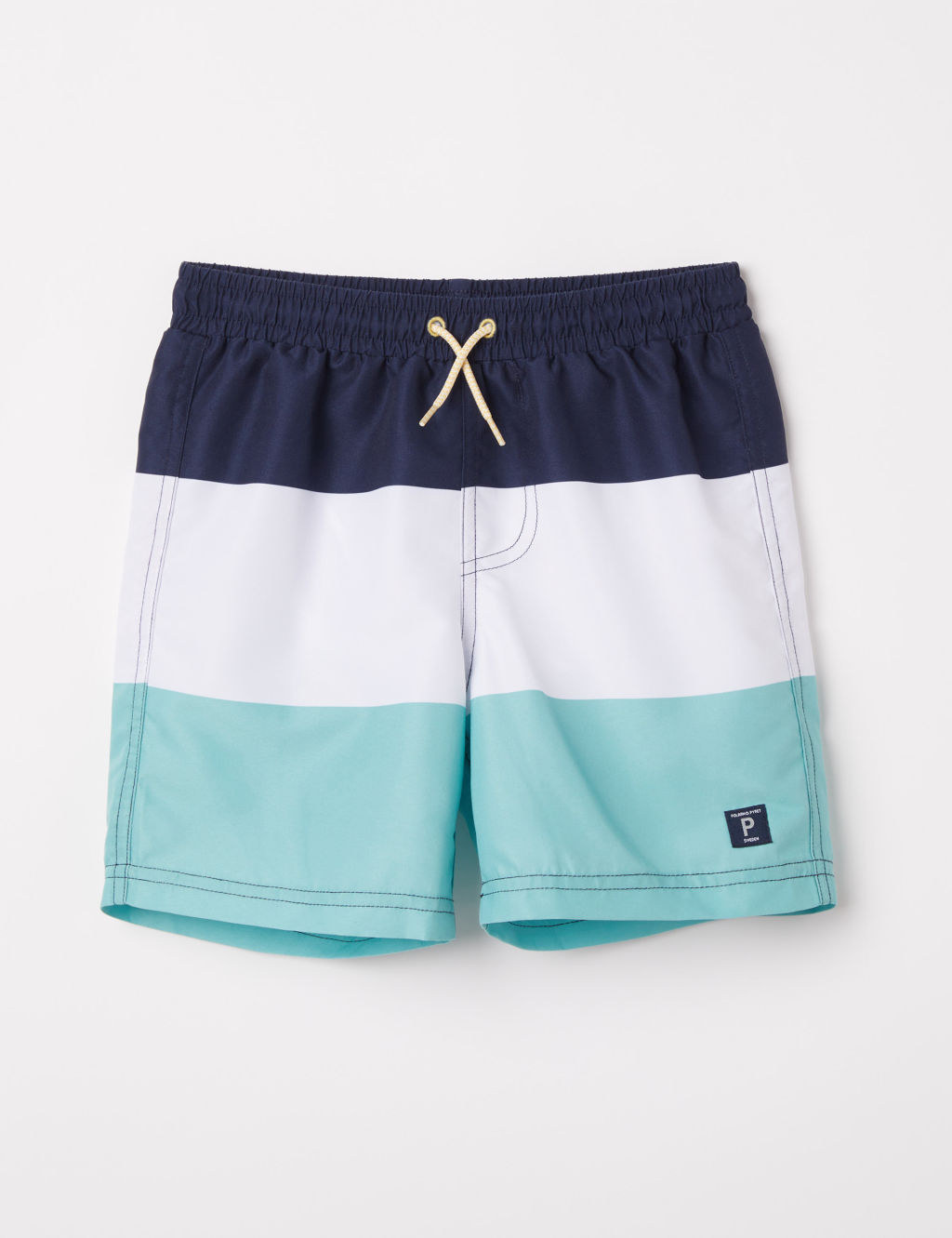 Colourblock Stripe Swim Shorts (1-10 Yrs)