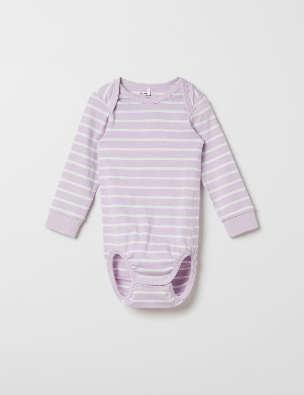 Pure Cotton Striped Bodysuit (7lbs-1 Yrs) 1 of 4