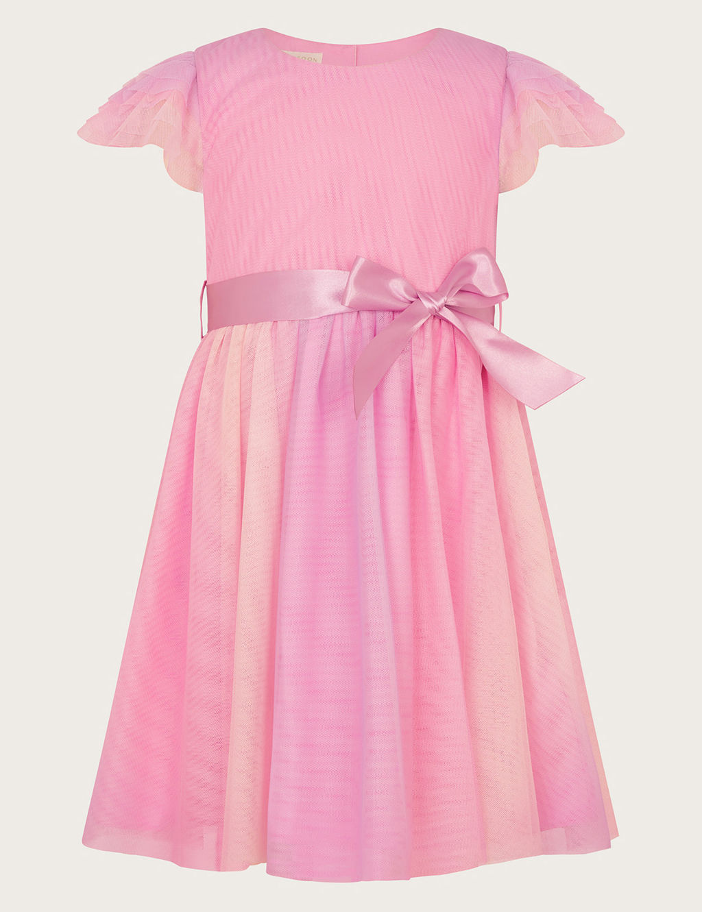 Ruffle Sleeve Ombre Dress (0-3 Yrs)