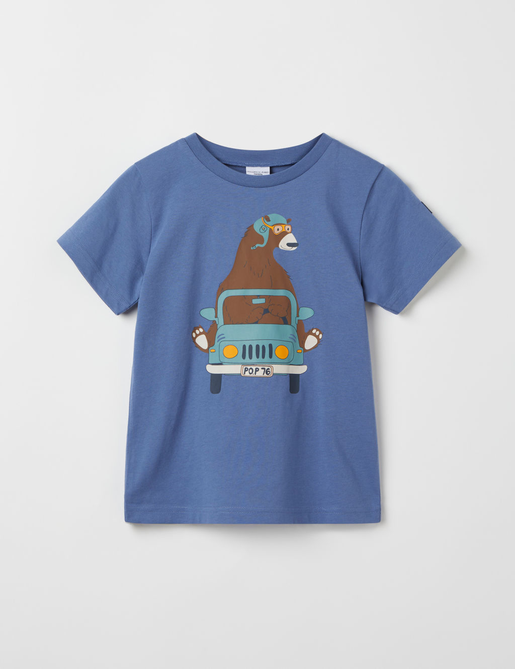 Pure Cotton Bear Graphic T-Shirt (1-10 Yrs)