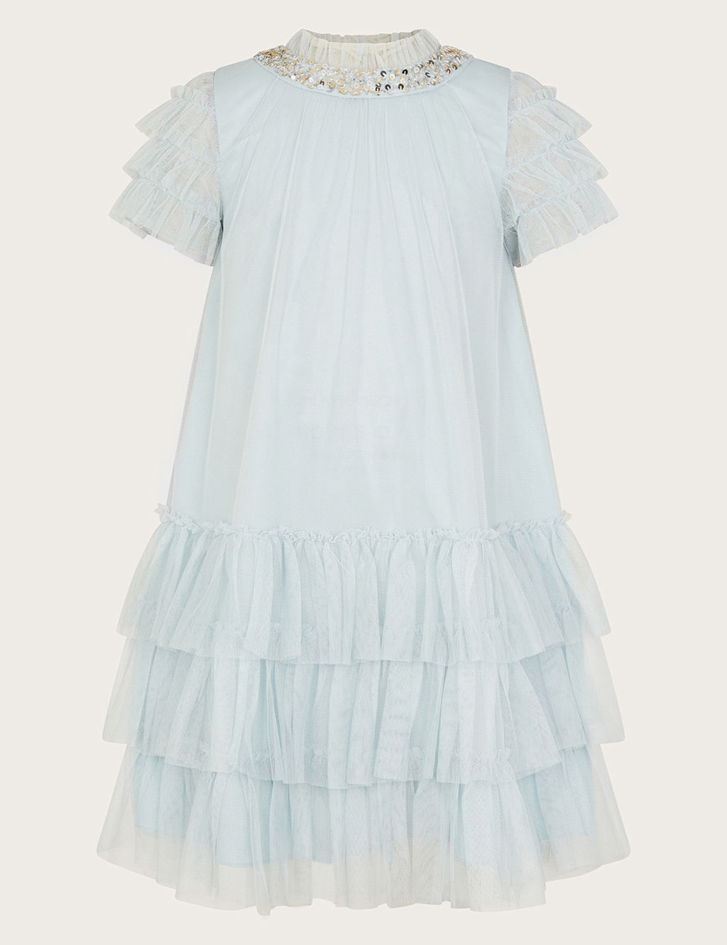 Tulle Tiered Dress (3-15 Yrs)