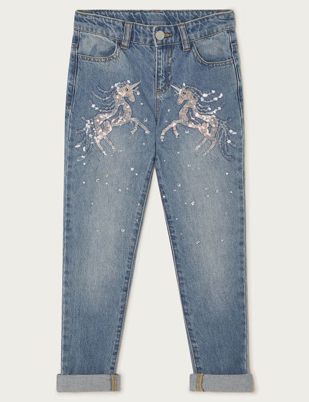 SEW UNICORN EMBELLISHED JEAN