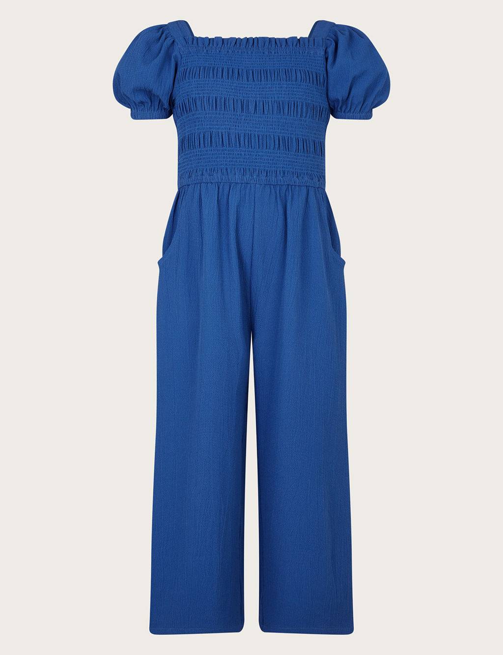 Shirred Jumpsuit (3-13 Yrs)