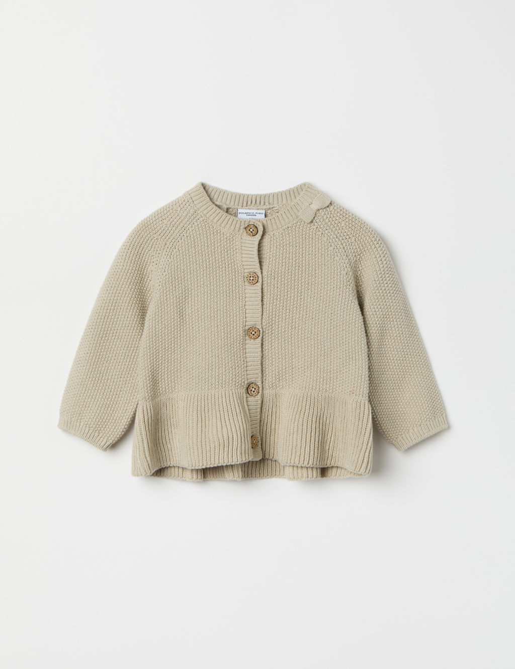 Pure Cotton Frilled Cardigan (1-12 Mths)