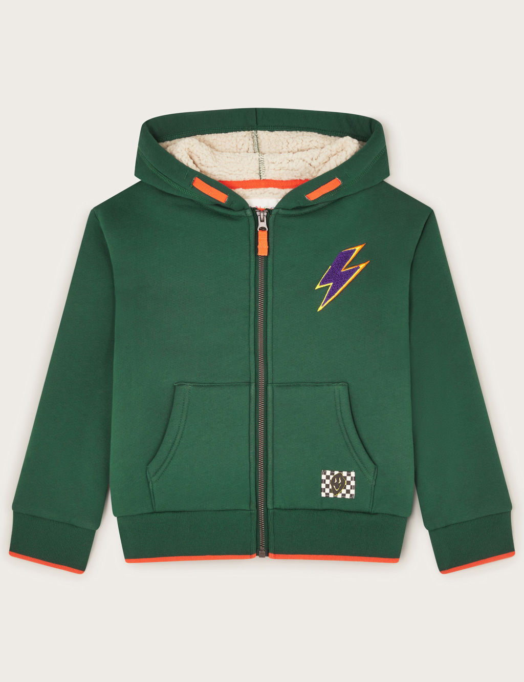 Kapow Borg Lined Zip-Up Hoodie