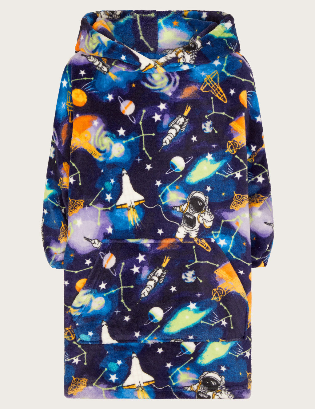 Fleece Space Oversized Hoodie (3-13 Yrs)