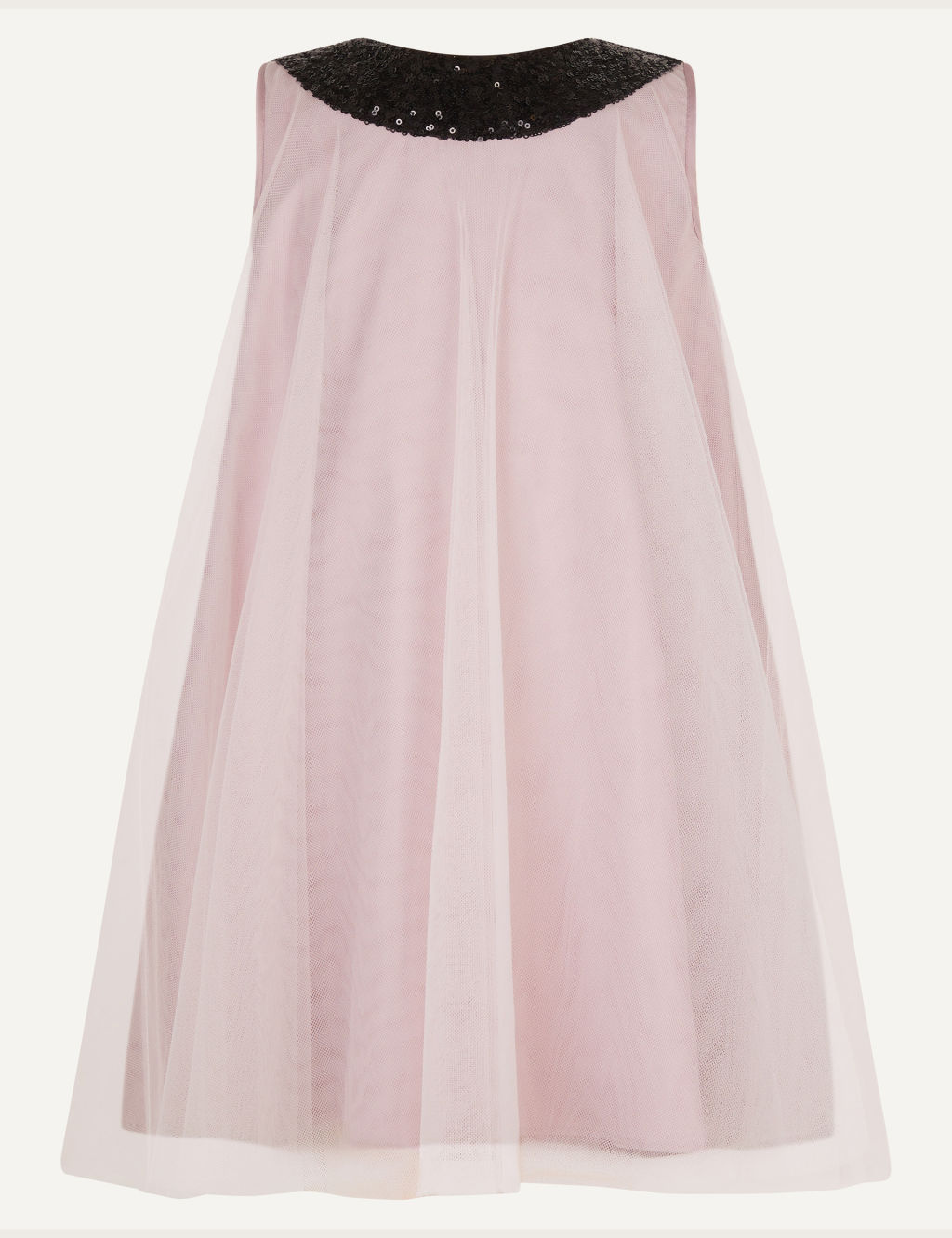 Sequin Bow Tulle Party Dress (3-15 Yrs)