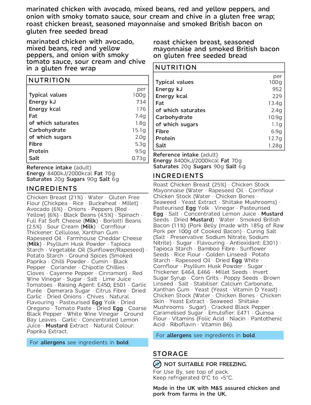 Made Without Wheat Sandwich & Wrap Platter (14 Pieces) M&S