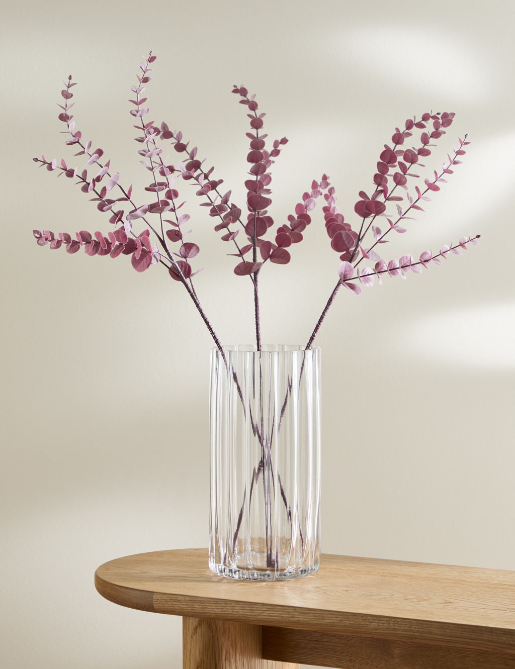 Set of 3 Artificial Eucalyptus Single Stems