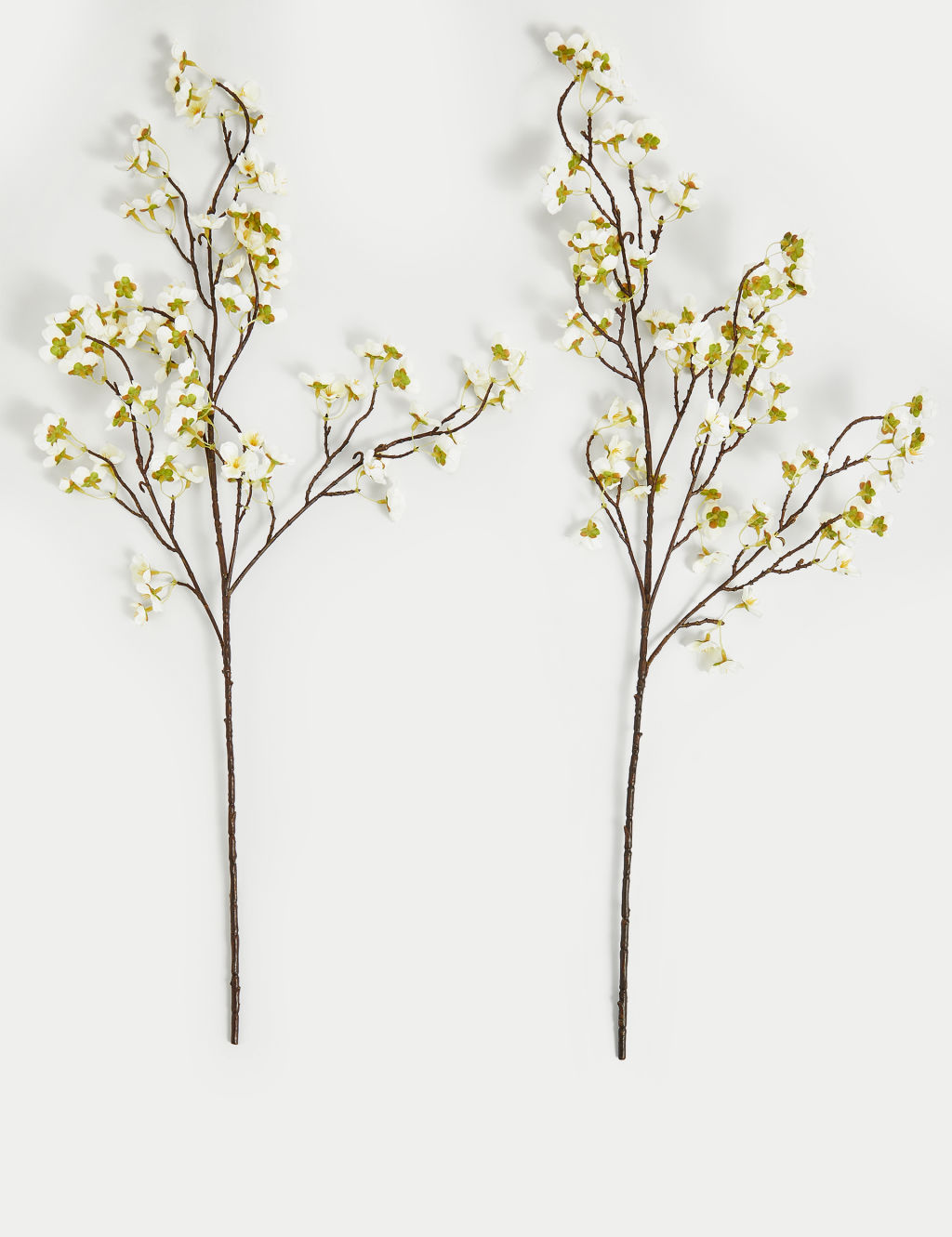 Set of 2 Artificial Cherry Blossom Single Stems 3 of 5