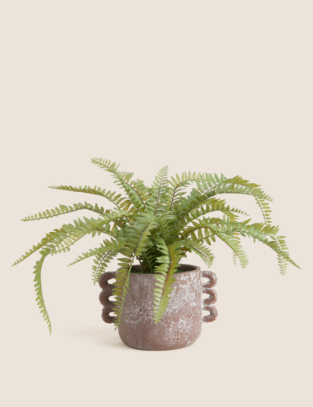 Artificial Fern Plant in Ceramic Pot 3 of 5