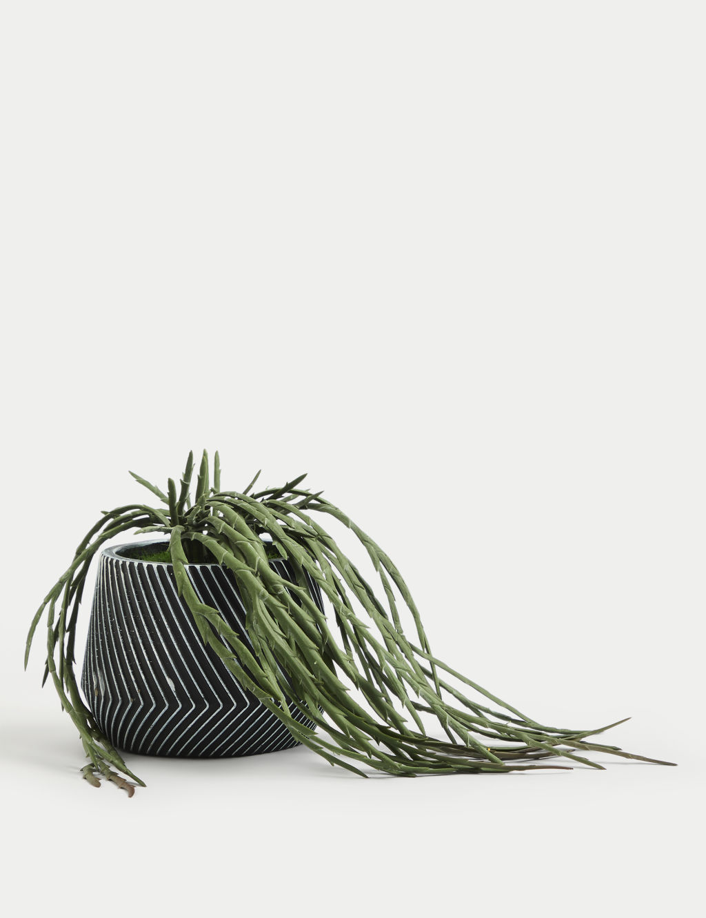 Artificial Spider Trailing Plant in Ceramic Pot