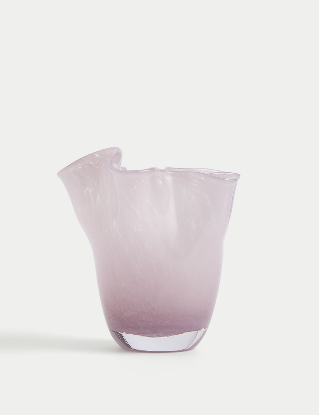 Small Cheena Glass Handkerchief Vase
