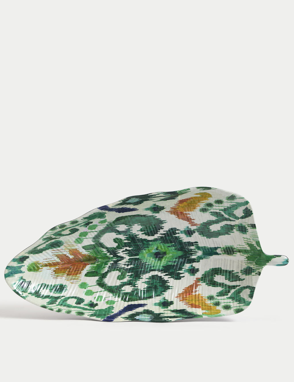 Ikat Brights Leaf Picnic Platter 3 of 5