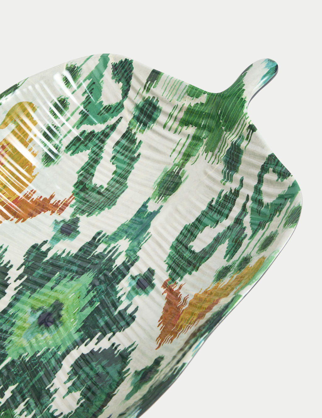 Ikat Brights Leaf Picnic Platter 2 of 5