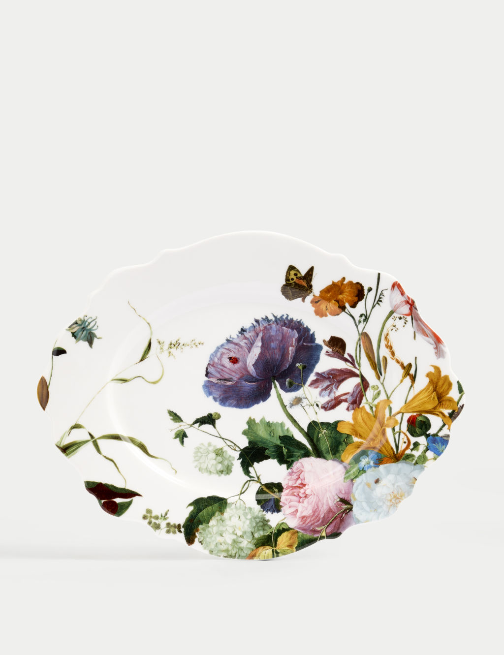 Floral Porcelain Platter