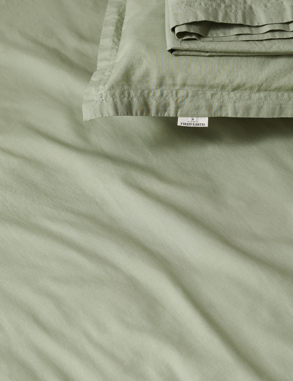 Washed Cotton Deep Fitted Sheet 2 of 3