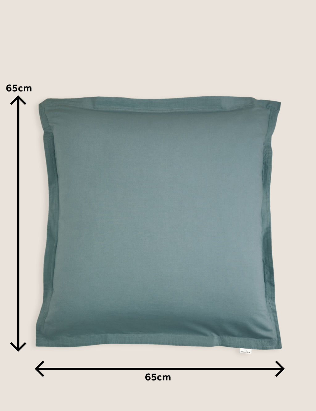 2pk Washed Cotton Square Pillowcases 2 of 3