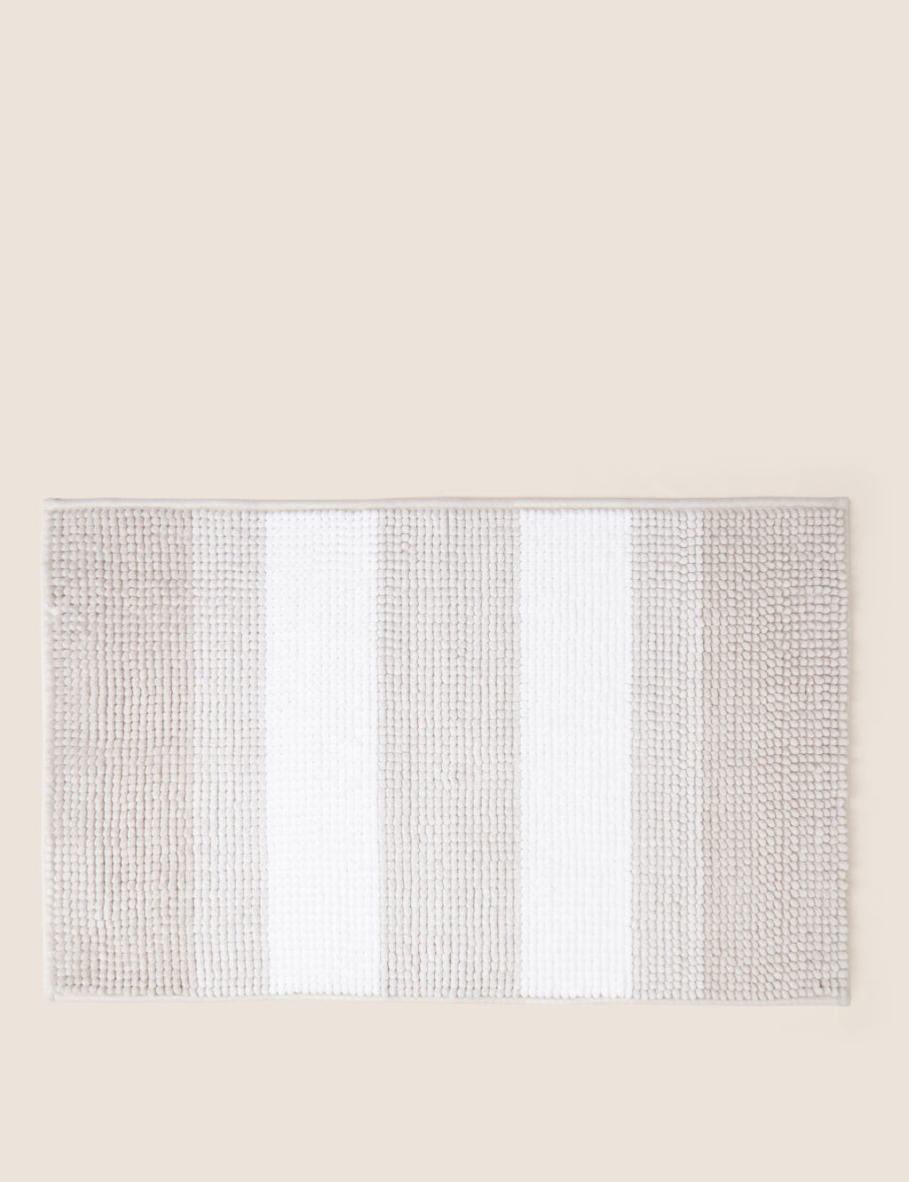 Bobble Striped Bath Mat