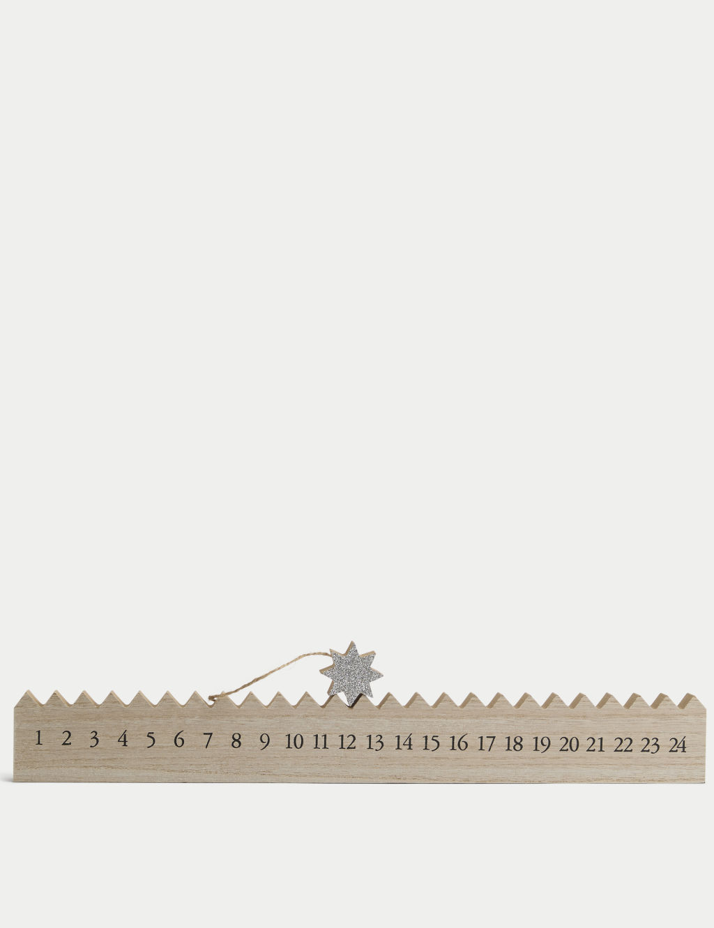 Wooden Star Advent Calendar