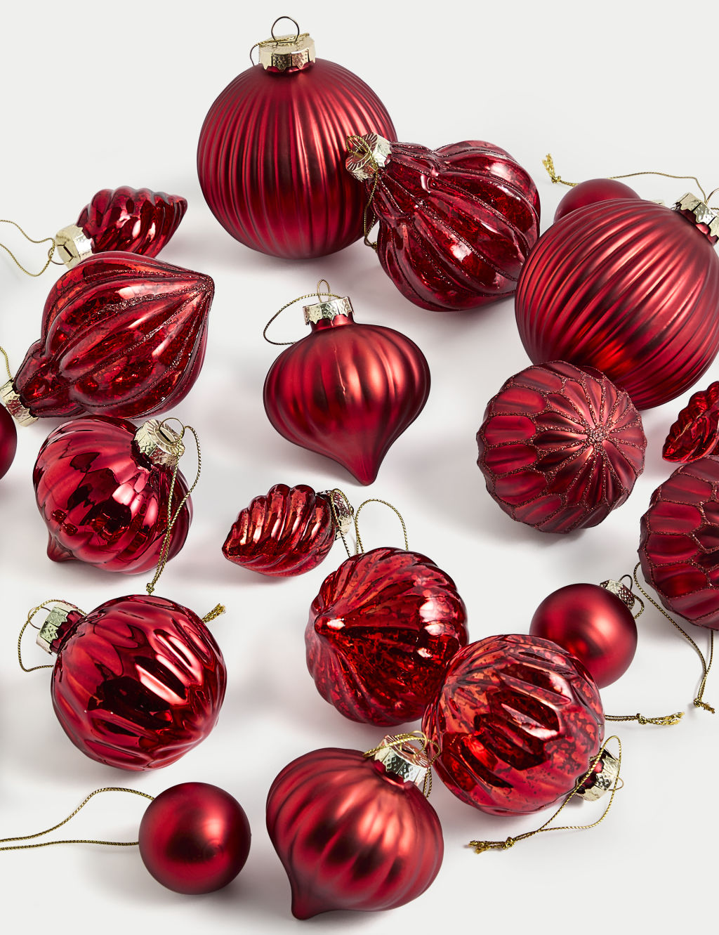 20pk Glass Baubles