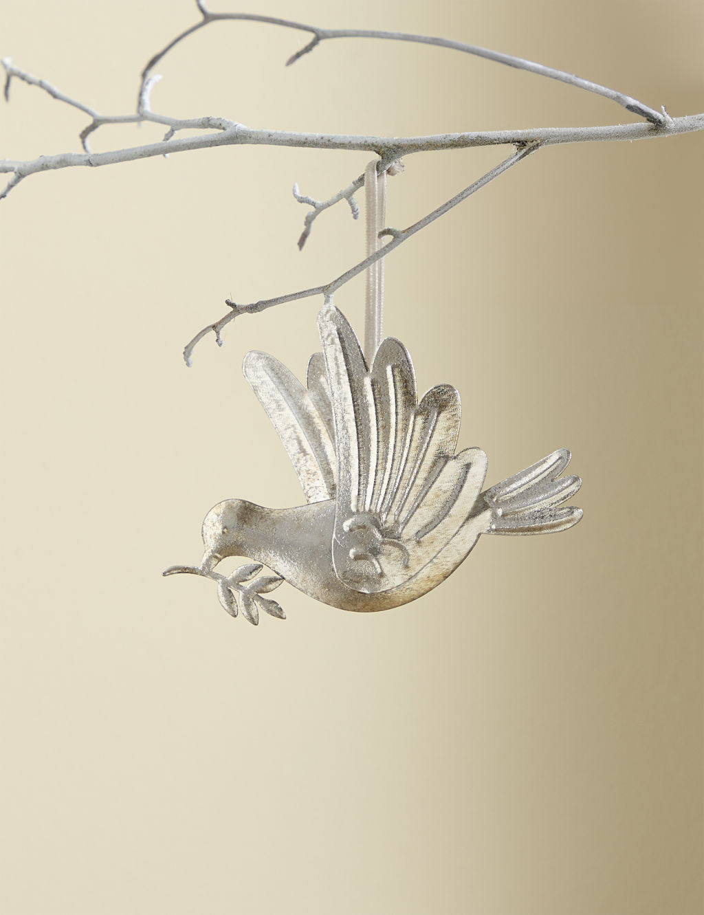 Metal Dove Hanging Decoration