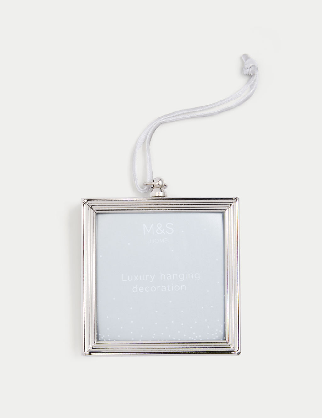 Silver Hanging Photo Frame Decoration 1 of 3