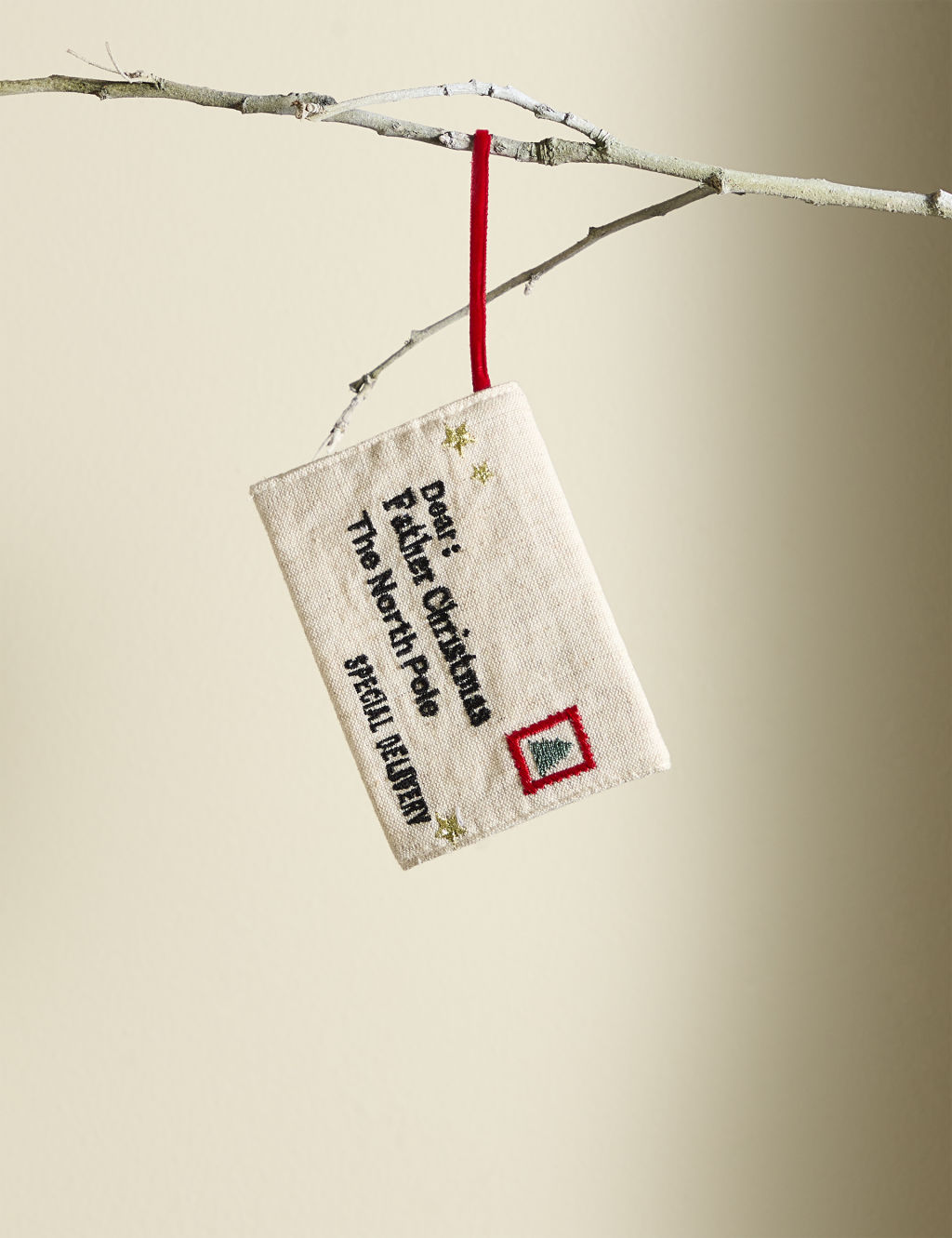 Letter To Father Christmas Hanging Decoration