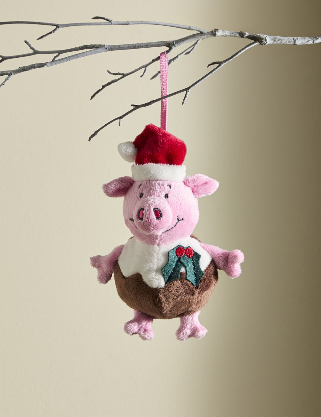 Percy Pig™ Christmas Pudding Decoration