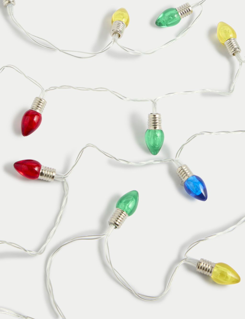 20 Multicoloured Battery String Lights