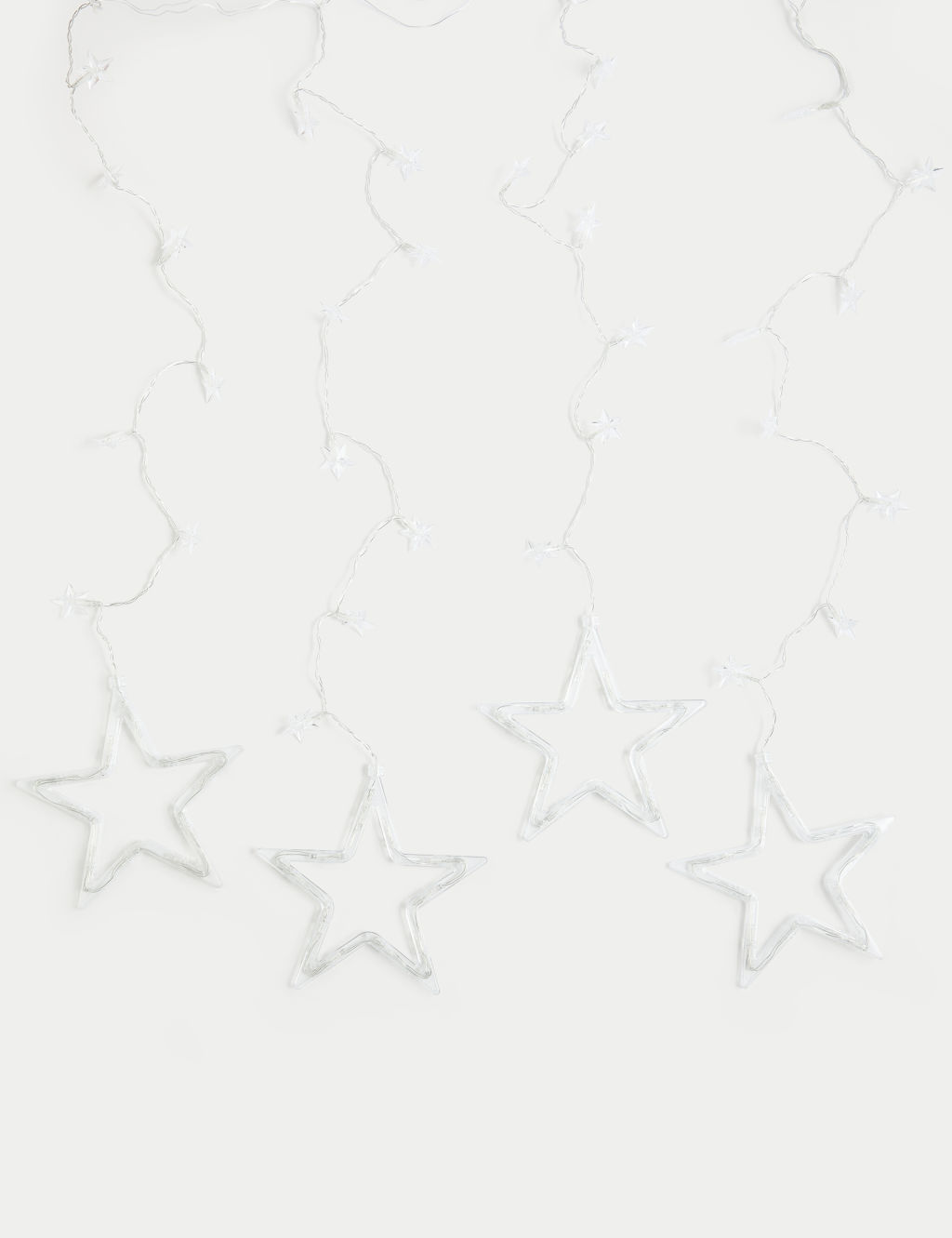 LED Warm White Hanging Stars String Lights 1 of 3