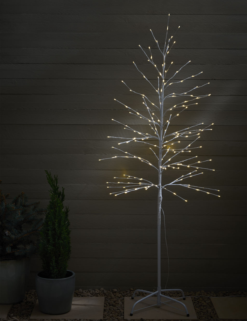 6ft Light Up Outdoor Twig Tree