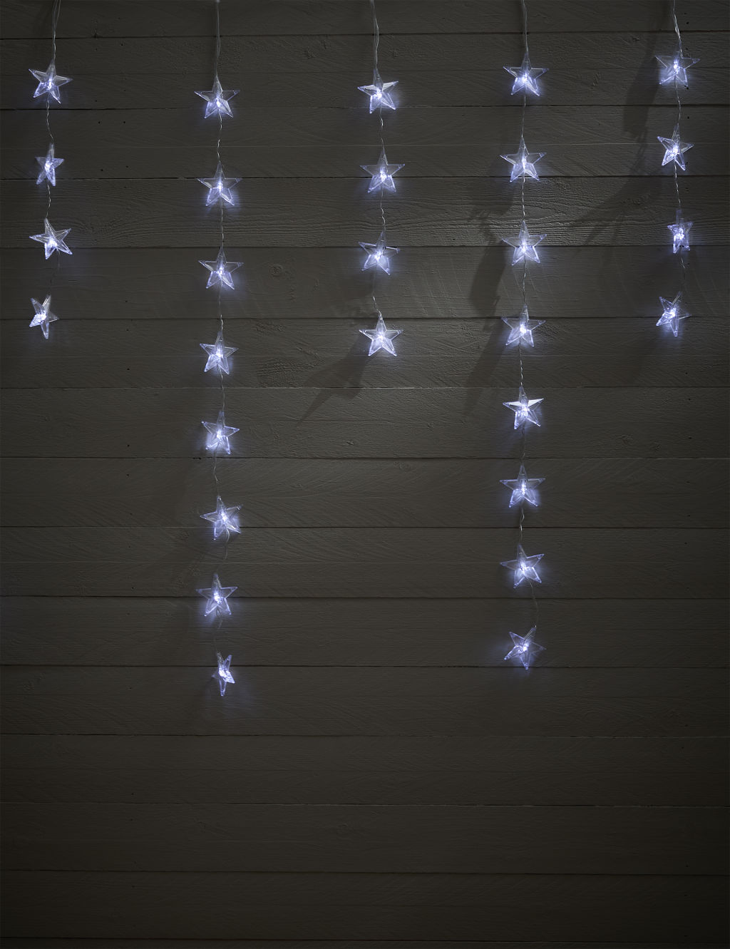 LED Bright White Star Mains Lights