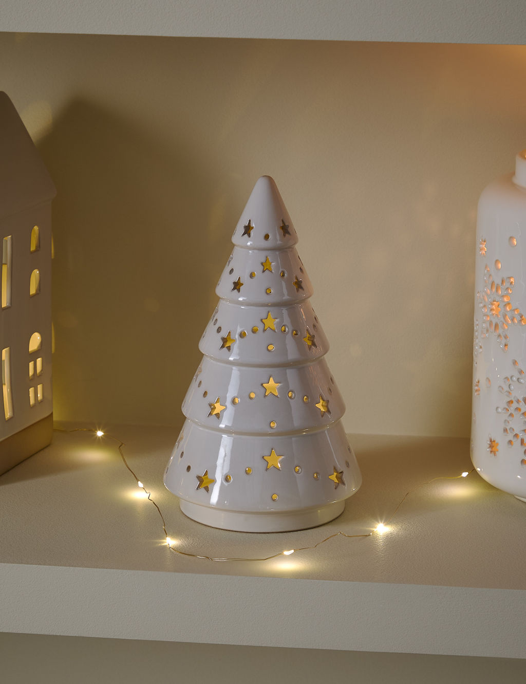 Light Up Ceramic Tree Room Decoration